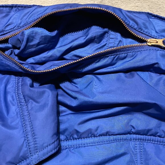 Liz Claiborne Women Blue Puff Vest Small Zippered Buttons - Picture 9 of 13